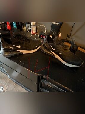 Nike Air Max 270 Men’s Athletic Shoes - Black/White